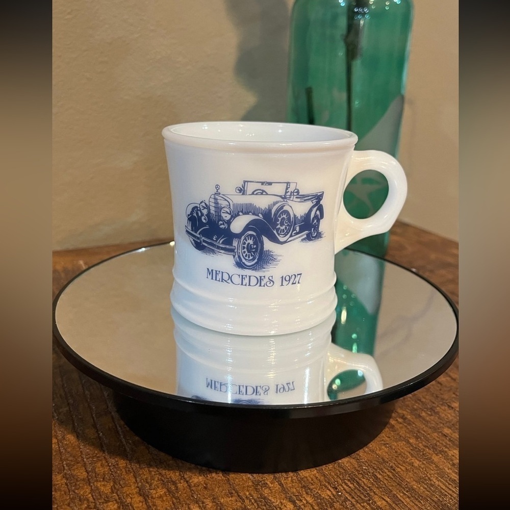 Vintage Mercedes 1927 White Mug
